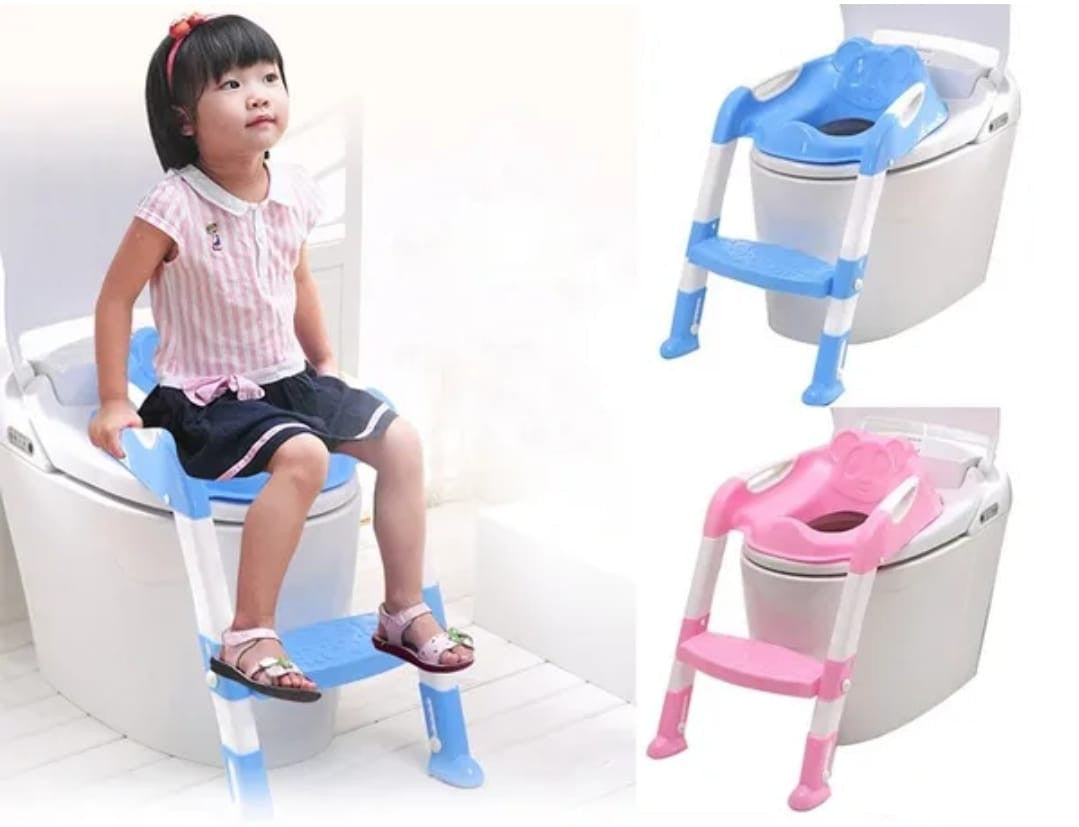 Multifunctional Baby Potty Toilet Training Seat with Folding Ladder