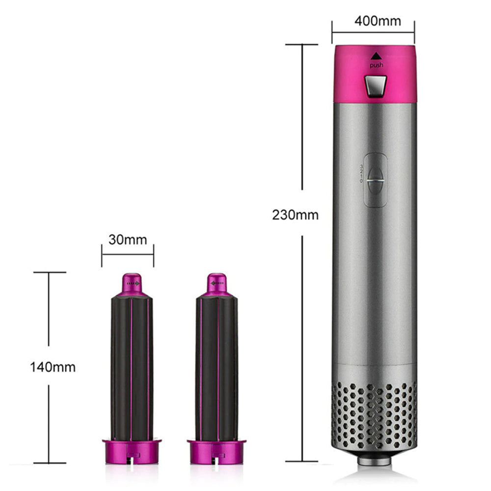 5 IN 1 HAIR DRYER HOT COMB SET HAIR CURLER WET DRY PROFESSIONAL CURLING IRON HAIR STRAIGHTENER STYLING In Stock