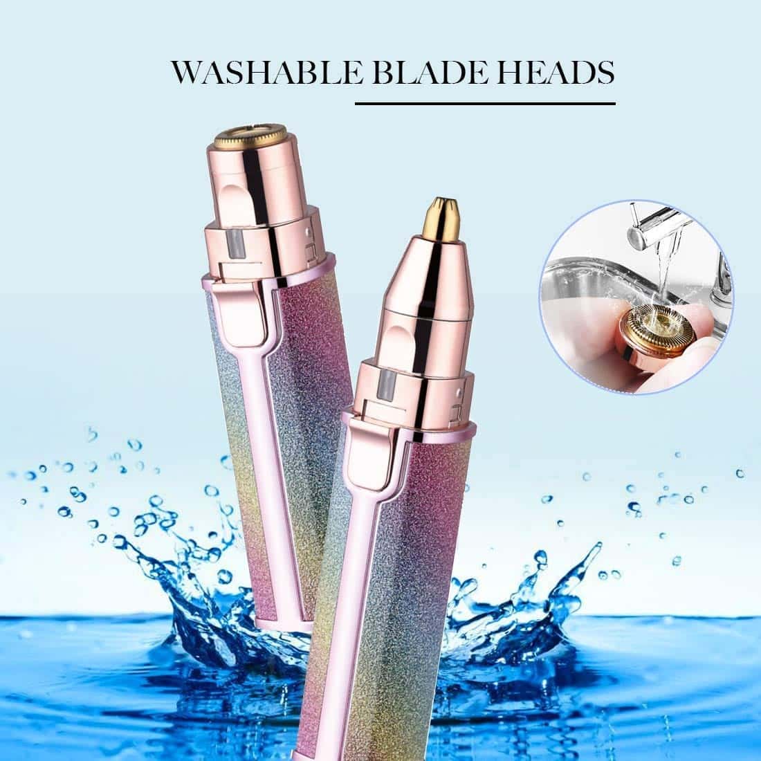 2 in 1 Hair Remover Pen, Eyebrow Razor and Hair Removal Tool
