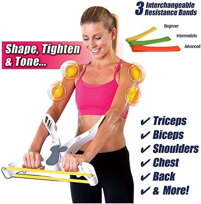 Adjustable Hand Exerciser Fitness Gym Equipment | Wonder Arms Body Arm Workout Machine