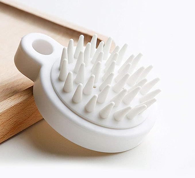 Gentle and Effective Soft Silicone Shampoo Brush for Scalp Massage and Hair Health