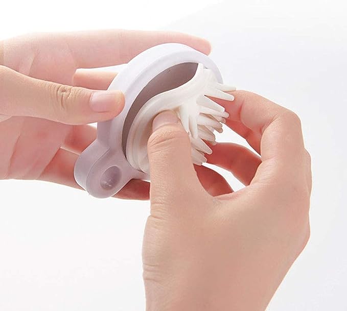 Gentle and Effective Soft Silicone Shampoo Brush for Scalp Massage and Hair Health