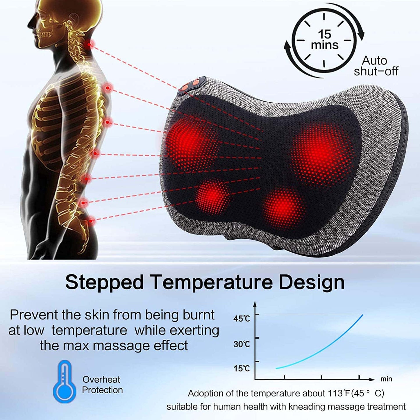 Body Electric Massaging Pillow