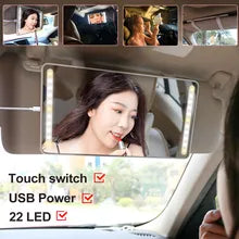 Adjustable Car Makeup LED Mirror Sun Visor Fill Light Mirror Car Supply Durable Car Cosmetic Mirror Car Accessories