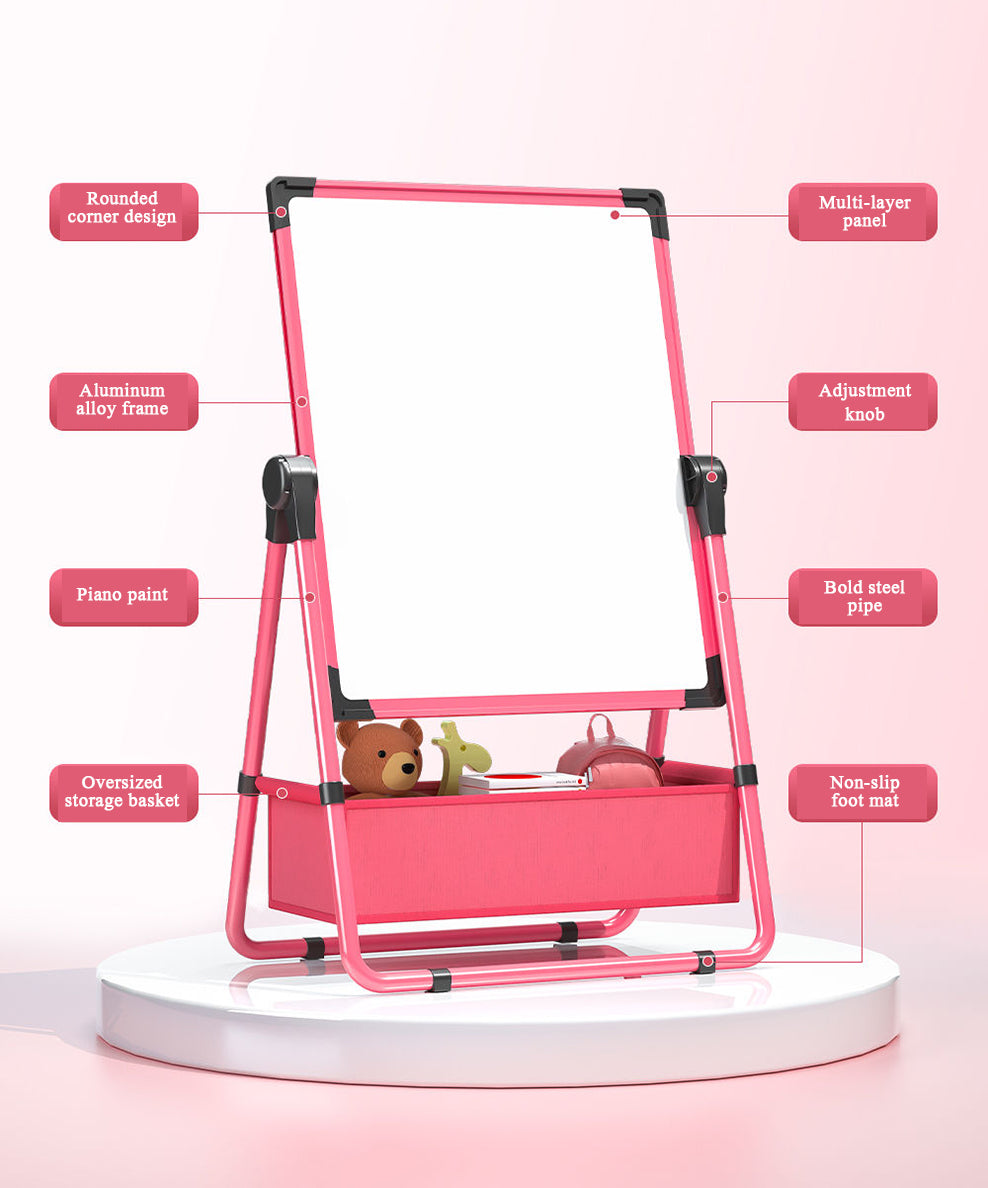 Drawing Board Large Double-Sided Erasable Children's Writing Whiteboard Liftable Magnetic Dust-Free Blackboard Baby Doodle Toys