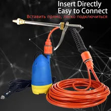Multi Functional High Pressure Self-priming Electric Water Auto Wash Machine Car Washer Pump Spray Gun Cleaning 12V