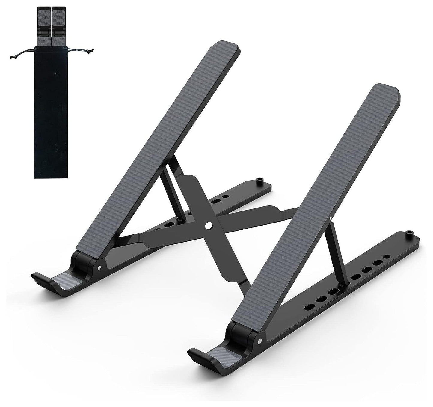 Adjustable Foldable Laptop Stand: Convenient Desk Riser