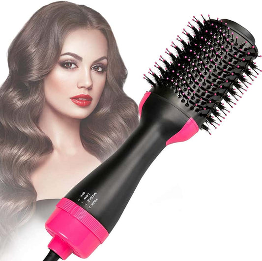 3 IN 1 HAIR DRY, STRAIGHTEN & CURL BRUSH For Women