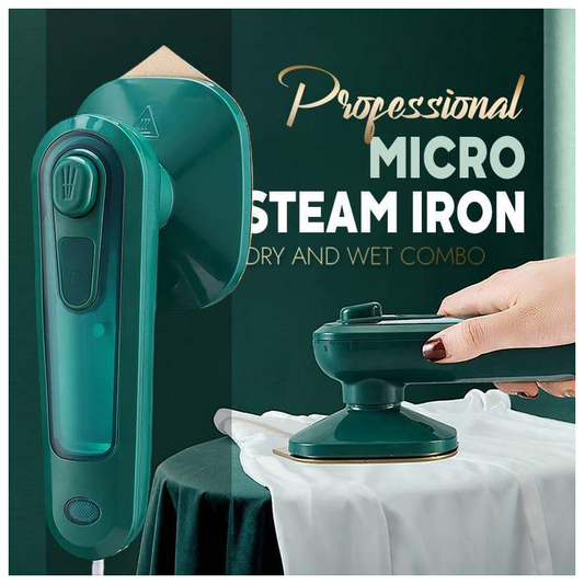 Compact and Portable Mini Steam Iron: Wrinkle-Free Anywhere