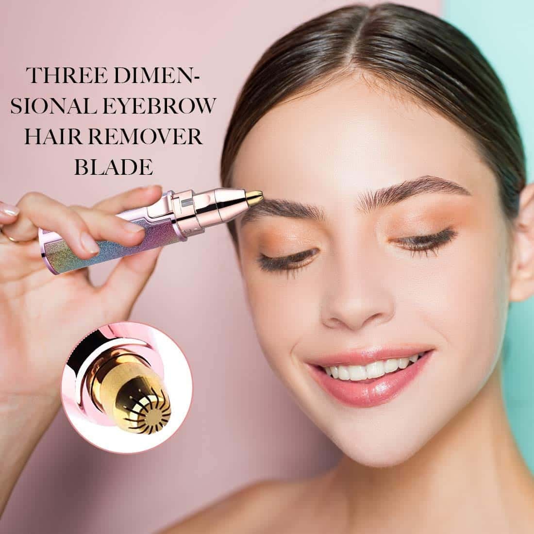 2 in 1 Hair Remover Pen, Eyebrow Razor and Hair Removal Tool