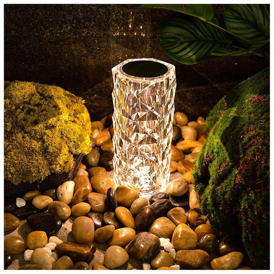 Elegant Crystal Table Lamp for Illuminating Ambiance