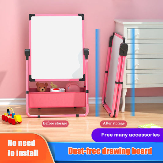 Drawing Board Large Double-Sided Erasable Children's Writing Whiteboard Liftable Magnetic Dust-Free Blackboard Baby Doodle Toys