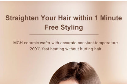 Hair Electric Straightener & Curl Comb