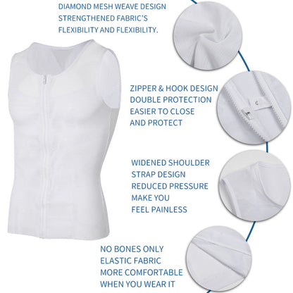 Men Compression Slimming Body Shaper