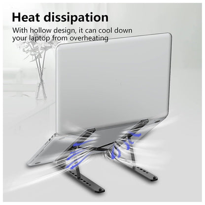 Adjustable Foldable Laptop Stand: Convenient Desk Riser