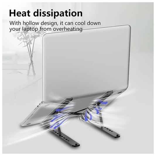 Adjustable Foldable Laptop Stand: Convenient Desk Riser