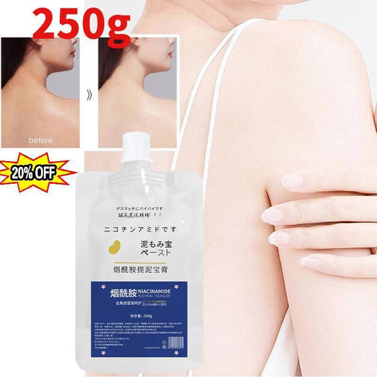 2X Mud Scrub Gel Nicotinamide 250g Body Exfoliator Scrub Mud Scrub